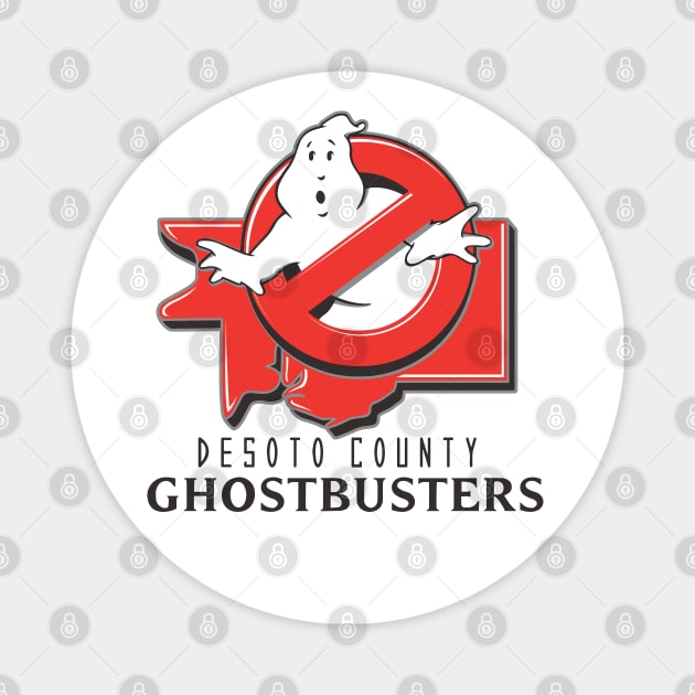 Desoto County Ghostbuters_Main Logo (Dark Lettering) Magnet by Cabin_13